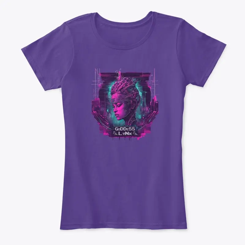 Wired and Connected Goddess Lynx Tee 